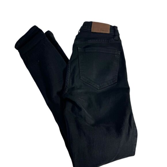 Madewell Roadtripper Black Medium Wash High Waist Skinny Jeans Sz 23 - Picture 5 of 11